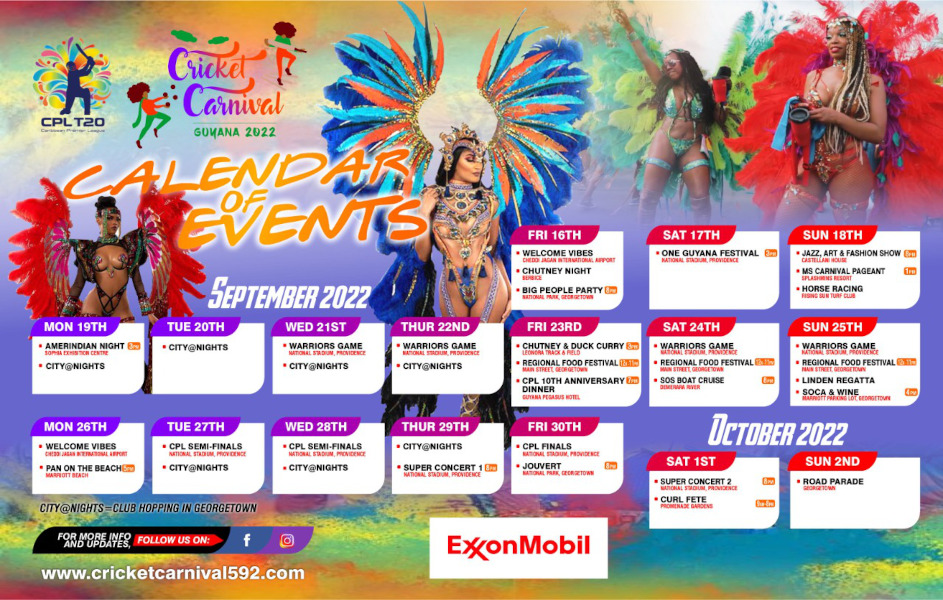Cricket and Carnival two of Guyana’s most celebrated events www